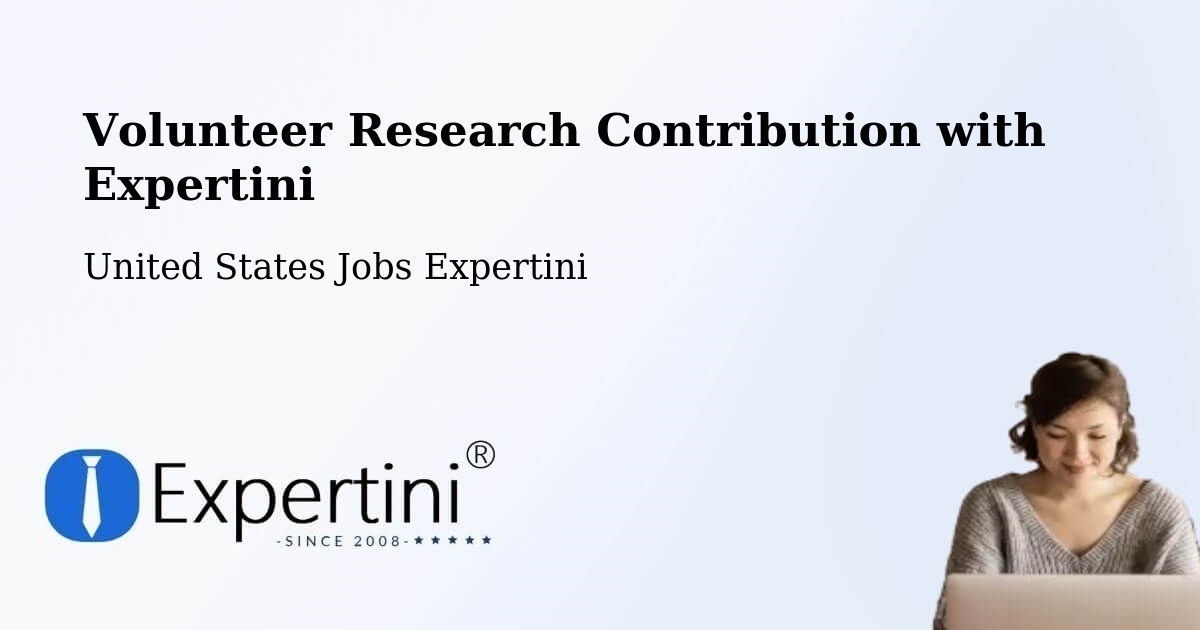 Volunteer Research Contribution Program – Bountiful - United States Jobs Expertini