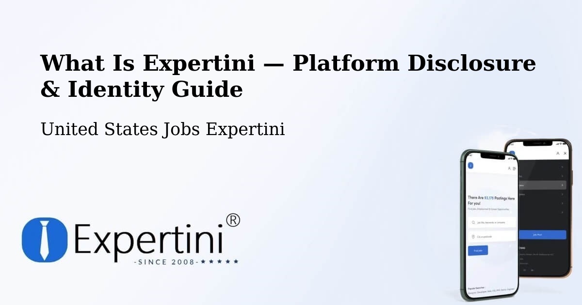 What Is Expertini — Platform Disclosure & Identity Guide – Bountiful
